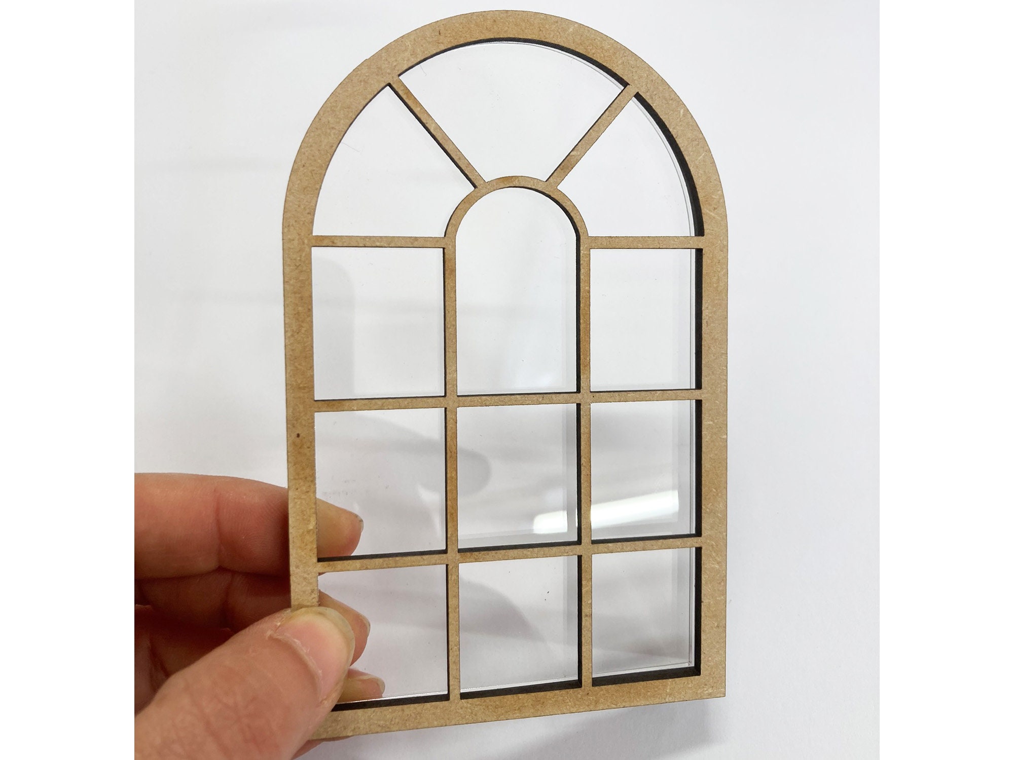 Small Window Frame Kit Miniature Window Frame Diy Kit, Dollhouse Window 1:12 Scale , One Inch ...
