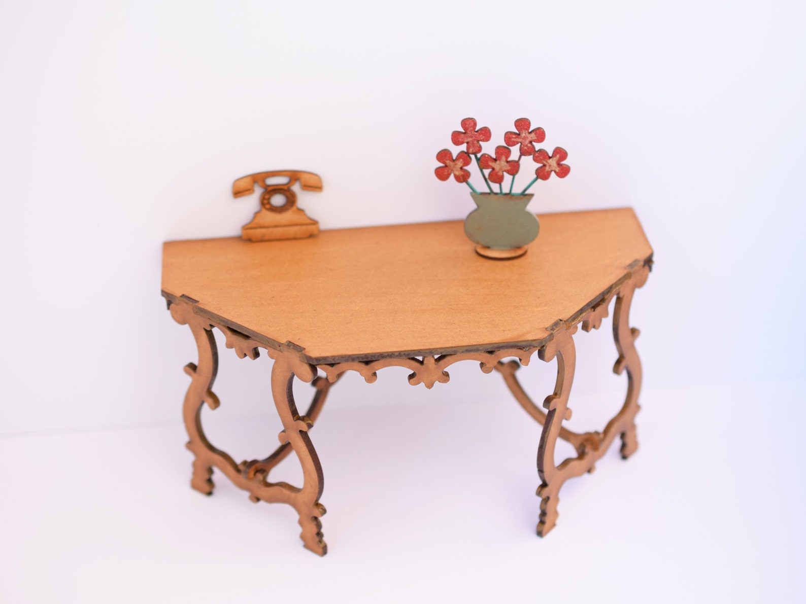 112 Baroque Dollhouse Console Table Kit Dollhouse Miniature Etsy