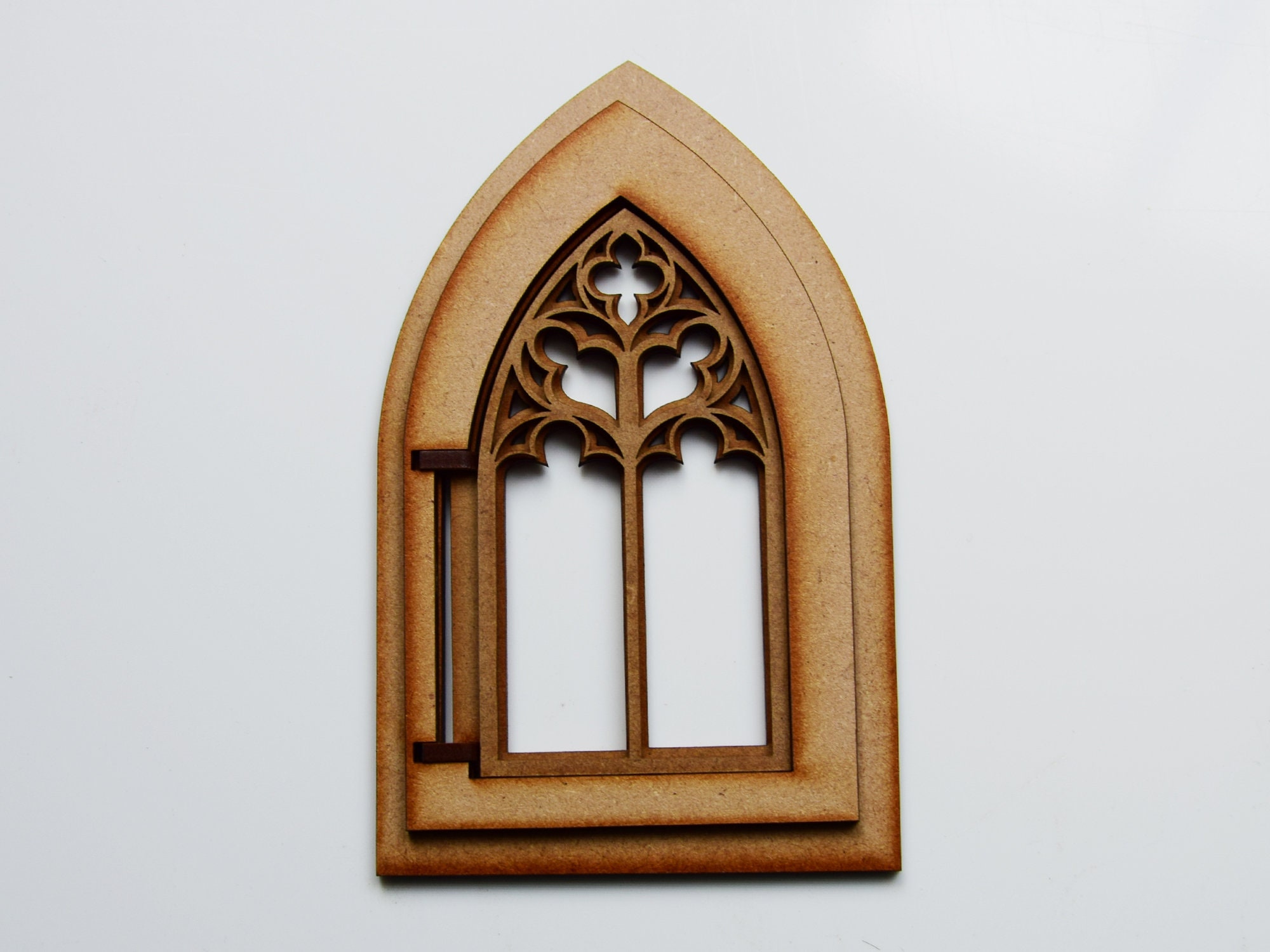 112 Dollhouse miniature gothic working window diy kit Etsy
