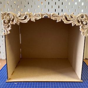 Miniatuur roombox-kit voor poppenhuis op schaal 1:12 met decoratie