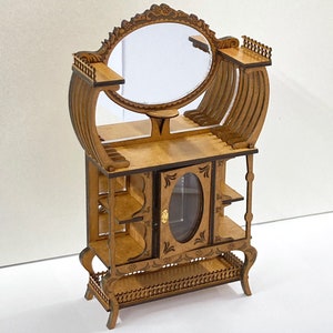 1:12 Dollhouse miniature neo-classical style cabinet - READY MADE