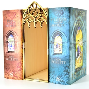 Book nook box kit, Blank book nook diy , Gothic castle diorama , DIY book nook, inserts Book end diy