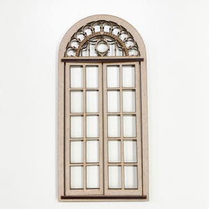 Dollhouse miniature entrance door kit, one inch scale, half scale, image 2