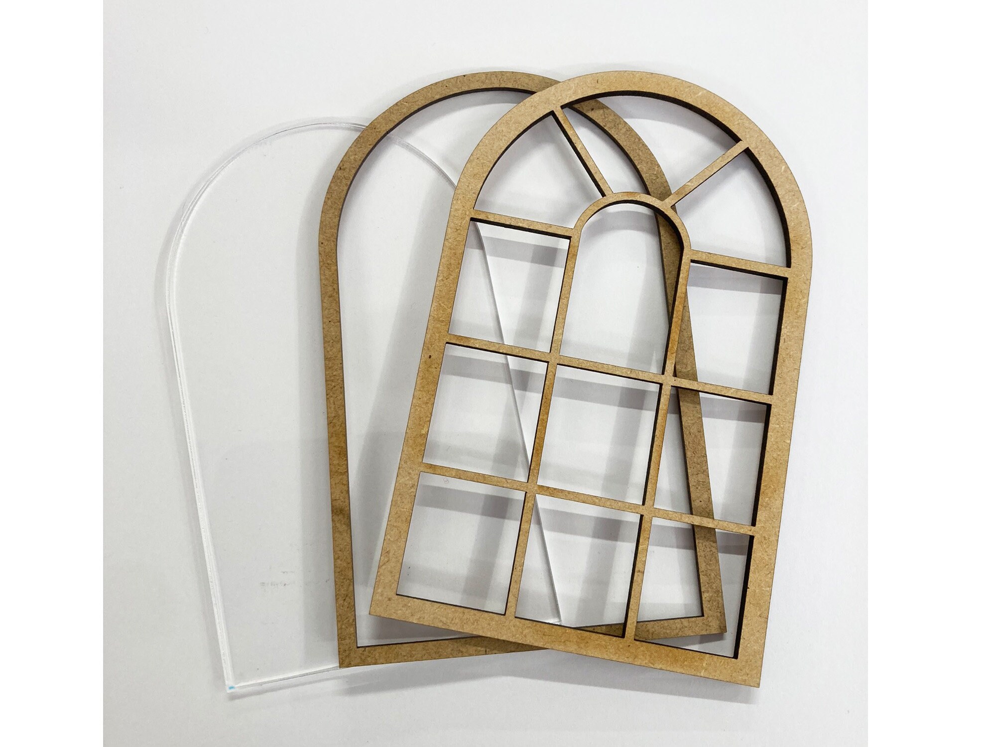 Small Window Frame Kit Miniature Window Frame Diy Kit, Dollhouse Window 1:12 Scale , One Inch ...