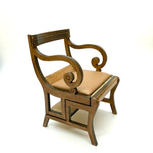1 6 scale library chair steps transformer diy kit