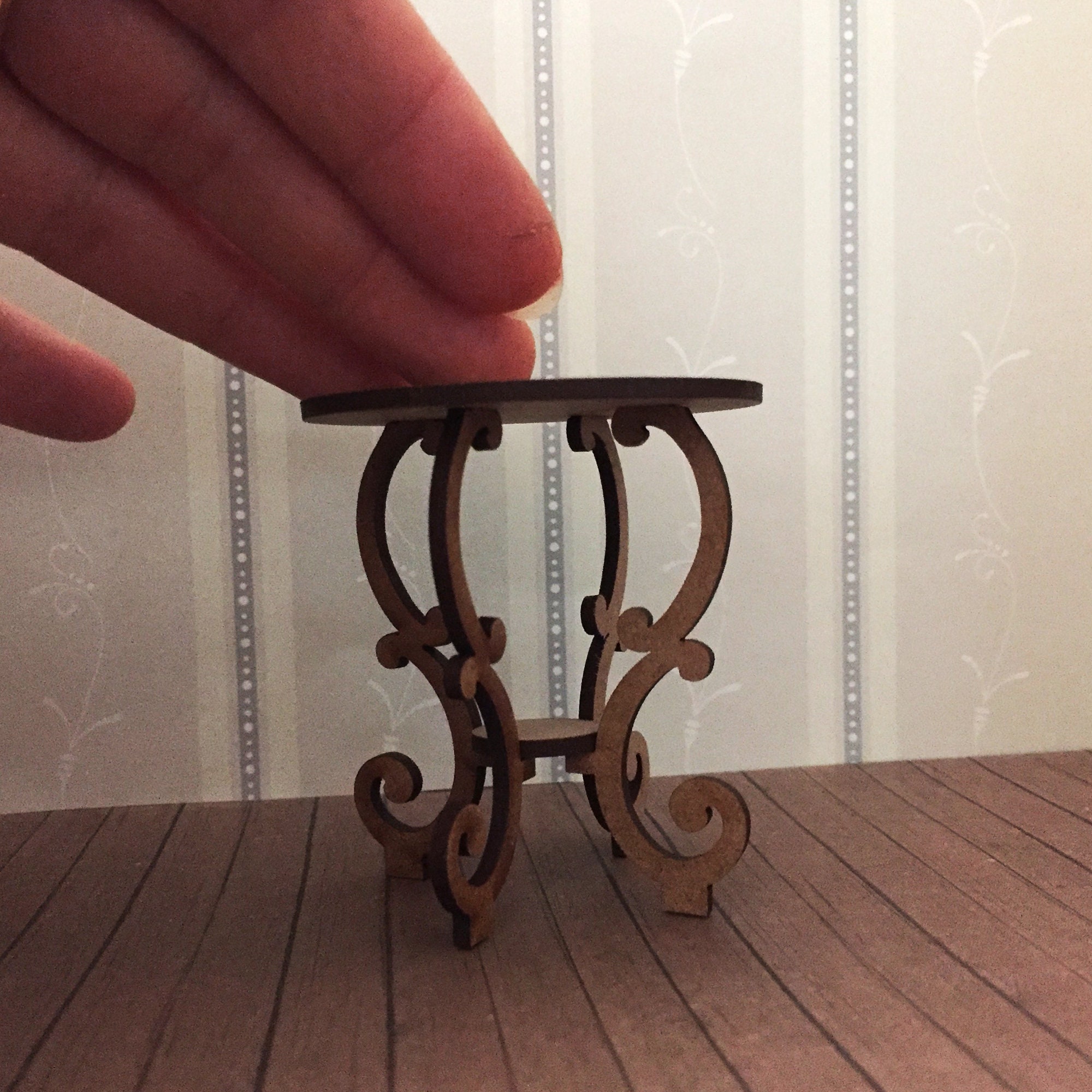 112 Diy Table Kit Dolhouse Miniatures One Inch Scale Etsy