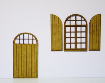 1:12 MINI SCALA a gradini in legno per decorazione casa delle bambole