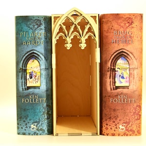 Book nook box kit, Blank book nook diy , Gothic castle diorama , DIY book nook, inserts Book end diy