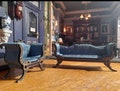 1:12 scale miniature dollhouse settee diy kit , Regency style miniature couch kit product logo