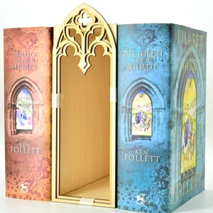 Book nook box kit, Blank book nook diy , Gothic castle diorama , DIY book nook, inserts Book end diy