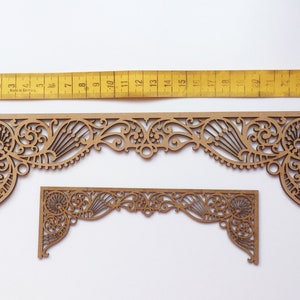 Dollhouse Miniature fretwork for victorian dollhouse or roombox