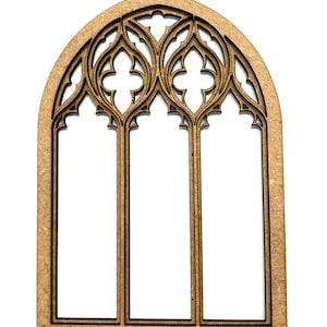 1:12 Dollhouse miniature gothic window diy kit, church cathedral model building, DND game terrain,  Fantasy castle diorama