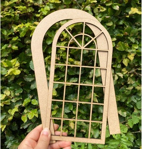1:12 skala Puppenhaus Miniatur Fenster Bausatz