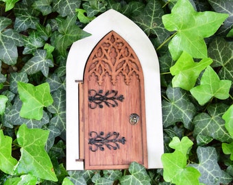 1:12 Scale Dollhouse Miniature Gothic Door DIY Kit