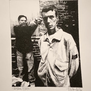 original handgezeichnete Shaun und Bez - die fröhlichen Montagen