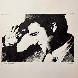 original, hand drawn John belushi