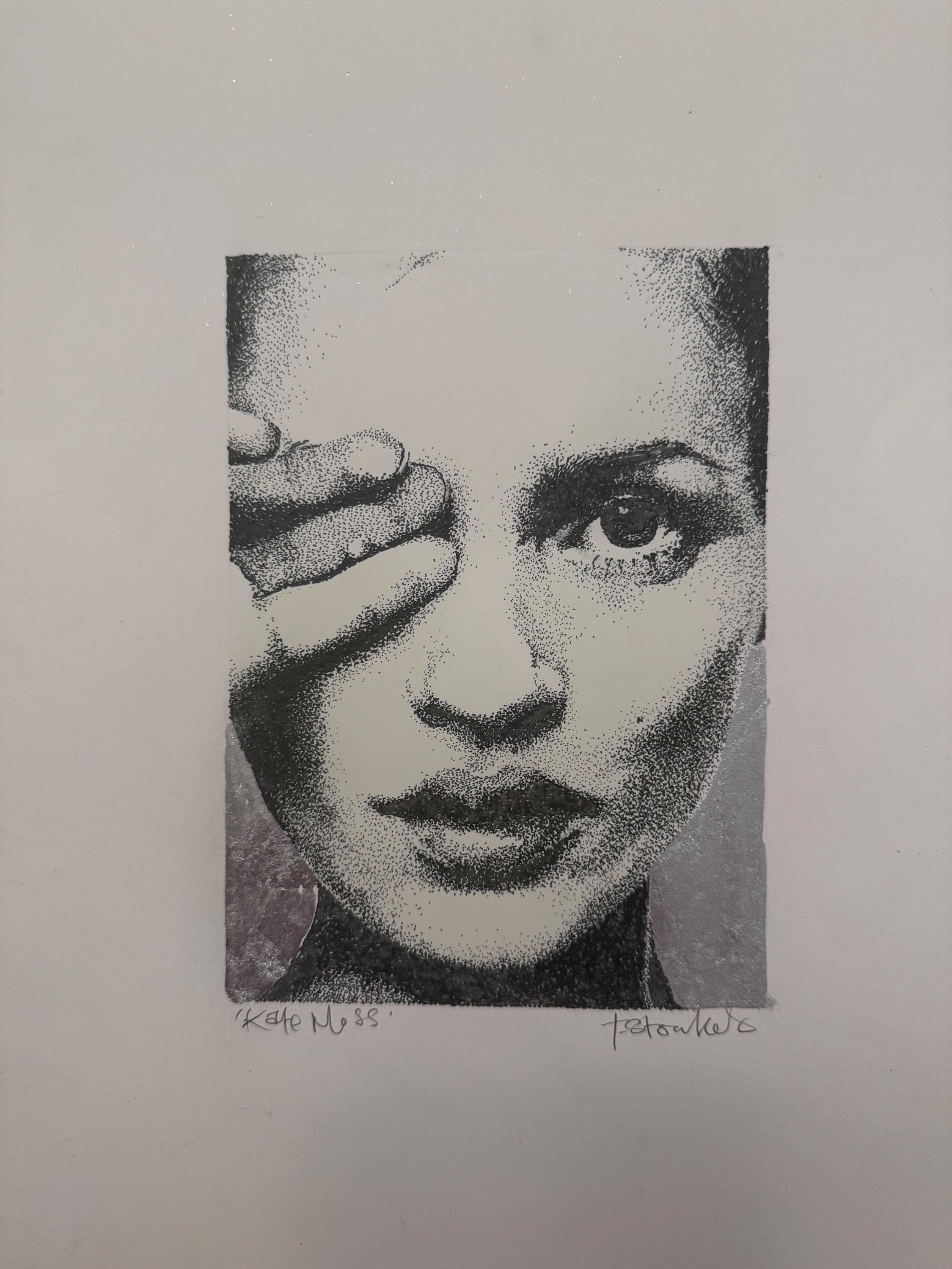 Original, Hand Drawn Kate Moss - Etsy