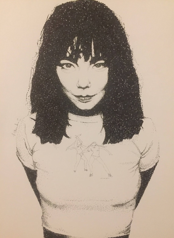 Bjork Drawing