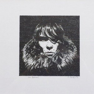 Ian Brown Pointalism portrait