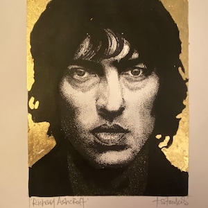 original, hand drawn Richard Ashcroft - the verve