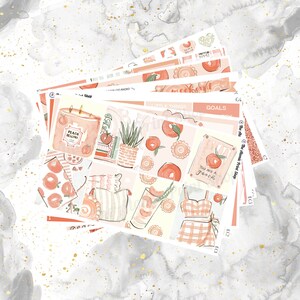 You&#39;re a Peach Weekly Sticker Kit für Erin Condren und Happy Planer mit Optionalem Add On!