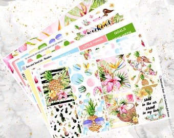 Sun and Sand - Weekly Kit for Erin Condren and Happy Planners