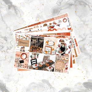 Harvest Season Weekly Sticker Kit for Erin Condren and Happy Planners With Optional Add On!