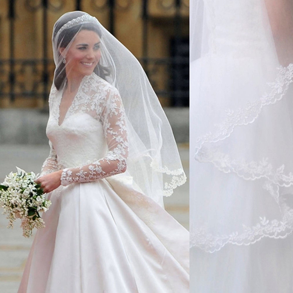 Fairy Tale Worthy Cathedral Length Lace Bridal Veil Fit For A Princess –  Simibridaldresses