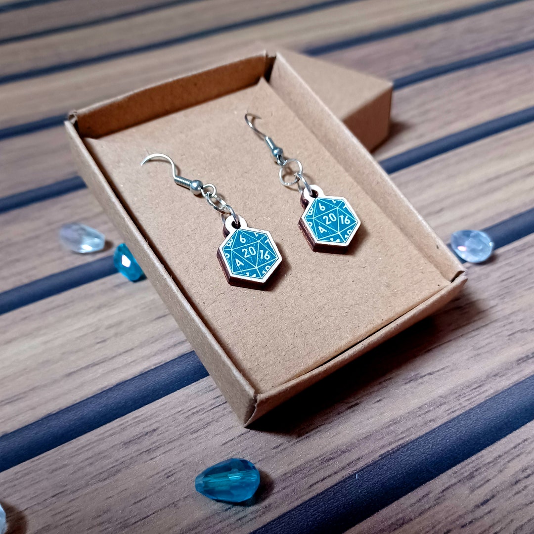 Dice Dangle Earrings Pierced / Clip On Etsy