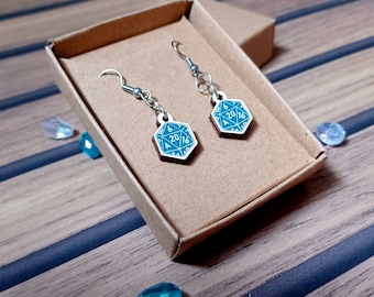 Dice Dangle Earrings - Pierced / Clip On