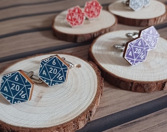 D20 Cufflinks