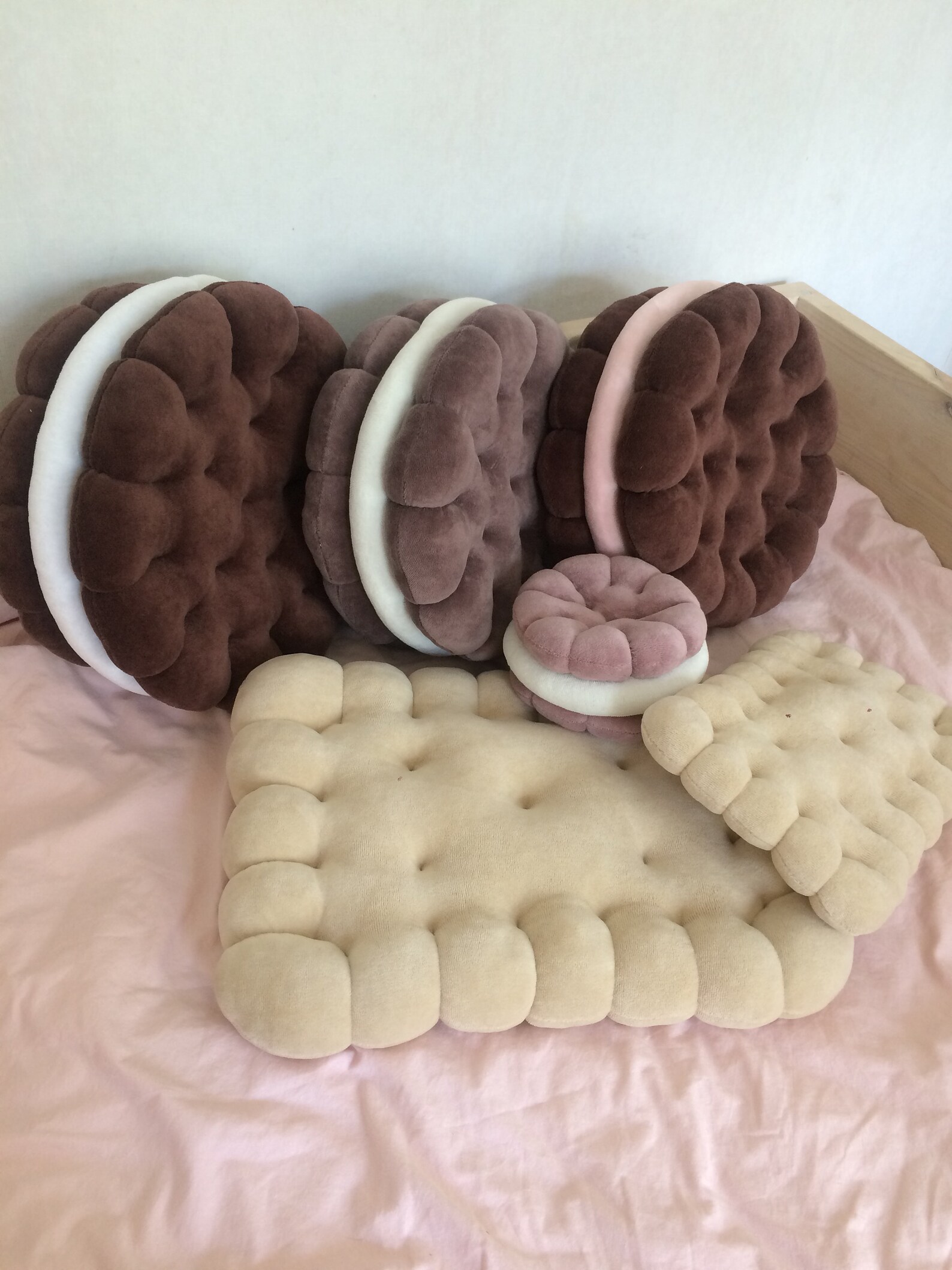 COOKIE PILLOW CHOCOLATE Pillow cookie Biscuit cushion Etsy