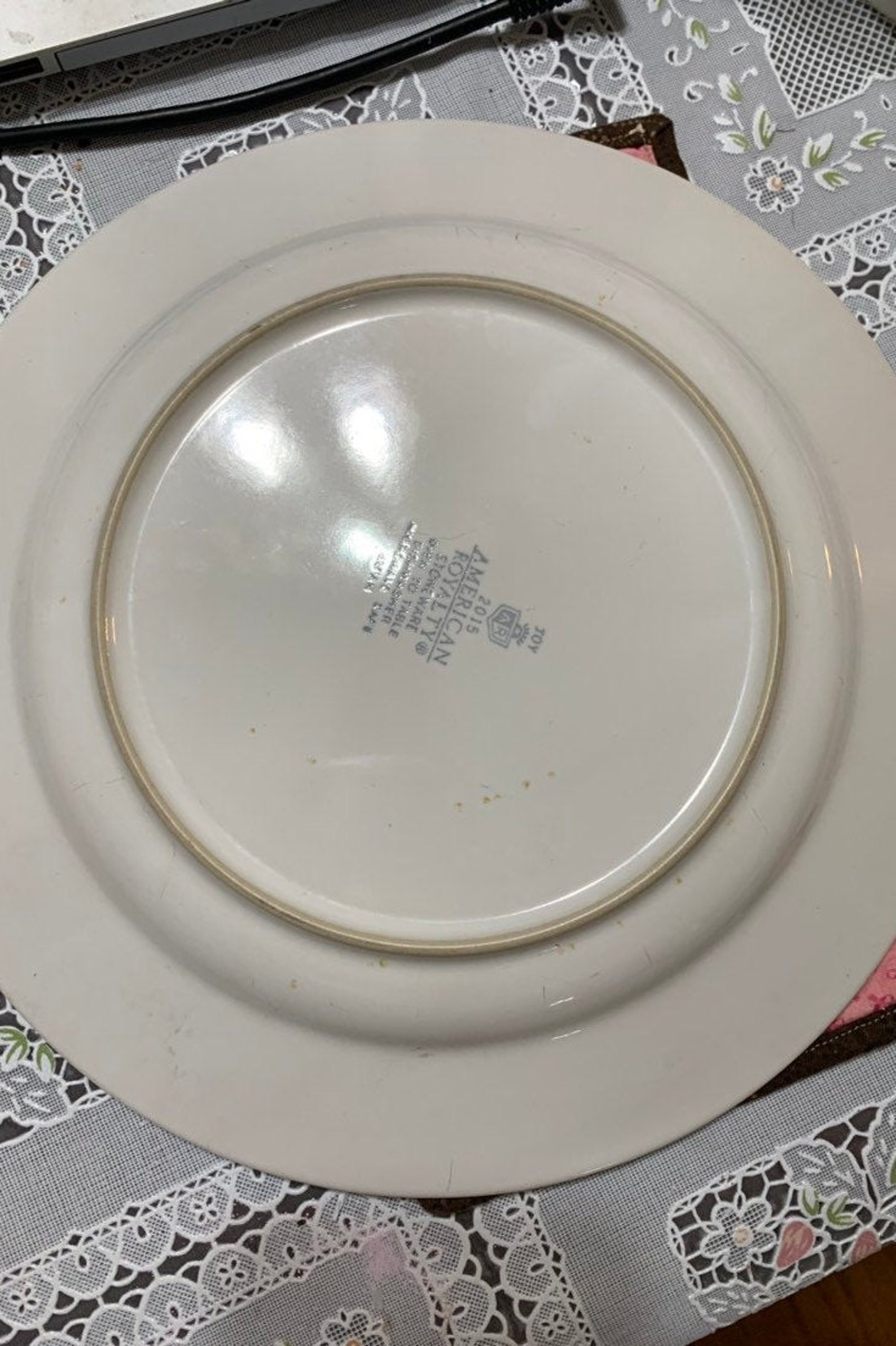 Vintage Dinner Plate by American Royalty JOY Discontinued 1995 Etsy