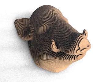 Cardboard Boars Head Small