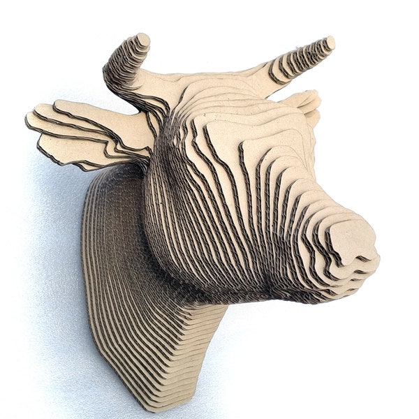 Cardboard Cow Etsy