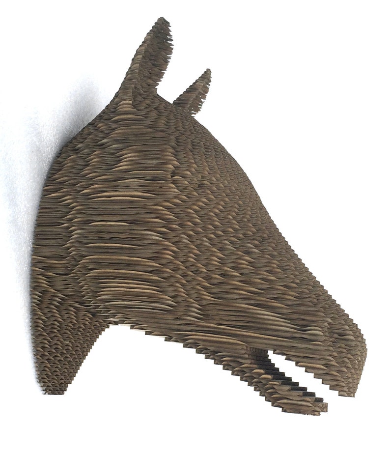 Cardboard Horse Head image 2