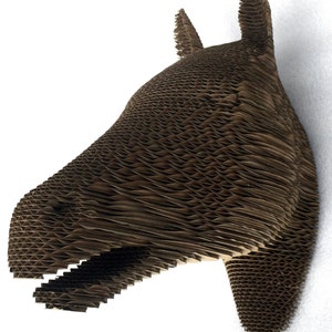 Cardboard Horse Head image 1