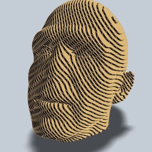 Rebanada de cartón Voldemort Head