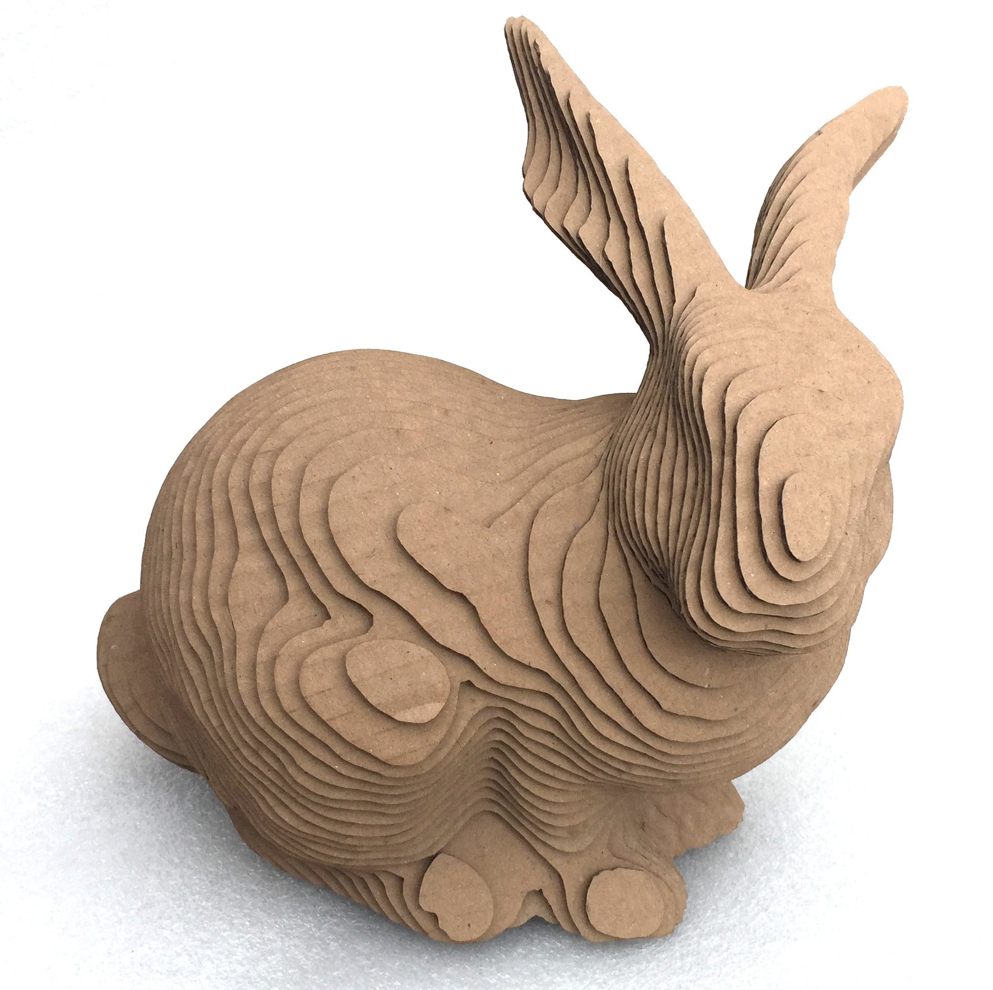 Laser Cut Bunny Rabbit Model: 3mm Cardboard/wood (digital Download