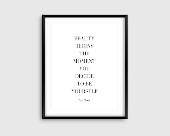 Coco Chanel Quote, Quotes and Sayings, Inspirational Quotes, Printable Wall  Art, Home Decor, Instant Downloadable Quotes, Quotes Poster, Art