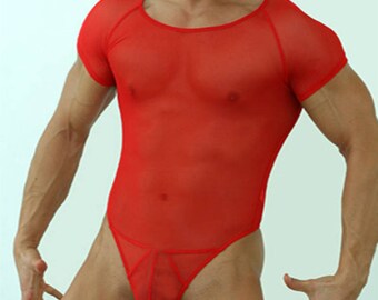 unique rare green net muscle super sexy mens bodysuit t-body stringbody body full transparent