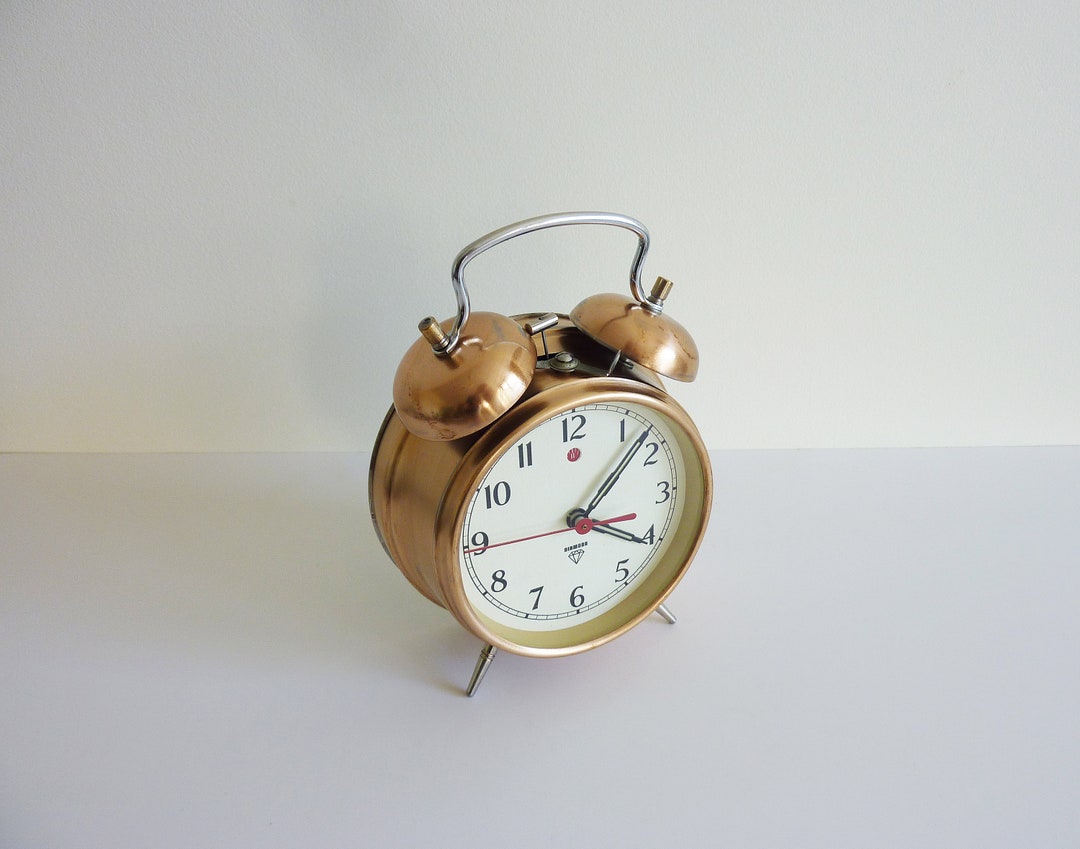 Working Large Retro Alarm Clock.antique Alarm Etsy
