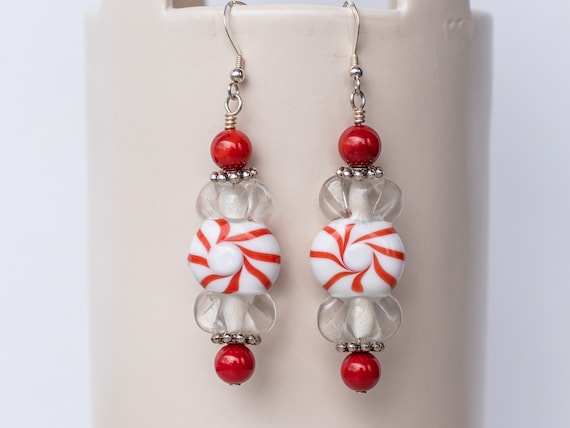 Red Christmas Jewelry Christmas Stocking Earrings Red Christmas Stocking Earrings Holiday Jewelry Holiday Earrings