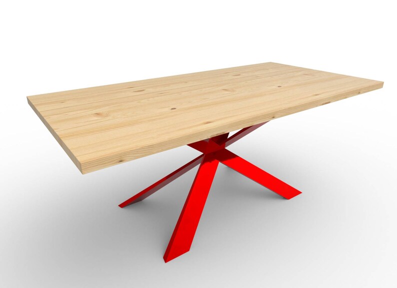 Xavier Dining Table Veneer or Solid Wood oak Pine Etsy