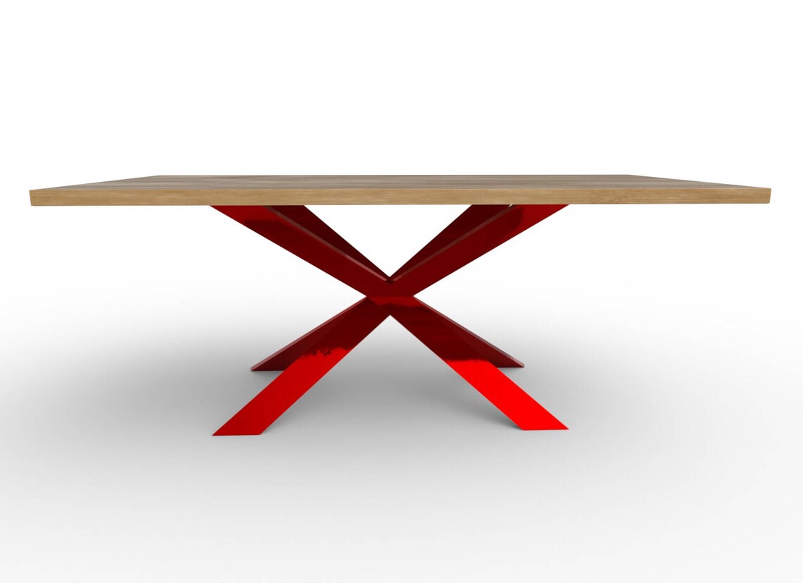 Xavier Dining Table Veneer or Solid Wood oak Pine Etsy