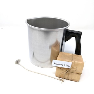 Zero Waste Scented Soy Wax Candle Refill Kit: Plastic-Free