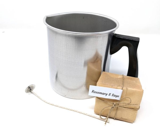 Zero Waste Scented Soy Wax Candle Refill Kit: Plastic-Free