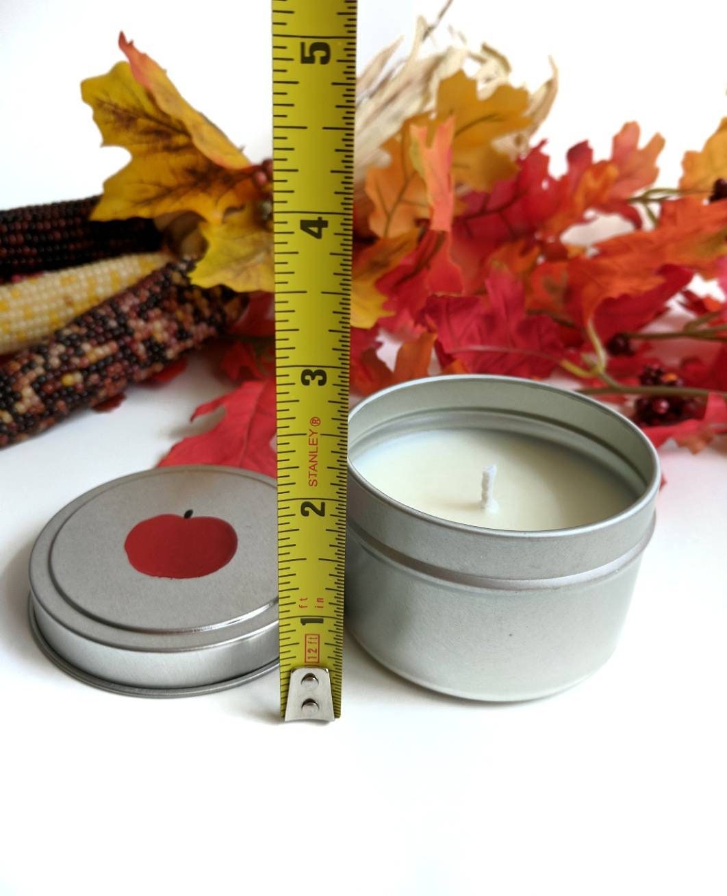 Honey Crisp Apple Candle/ 4oz 6oz 8oz or 16oz sizes/ natural Etsy
