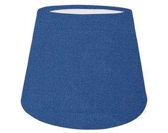 Handmade Cobalt Blue Empire Lampshade, Table Lamp or Pendant