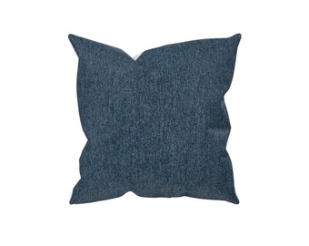 Handmade Stamford Denim Cushion: Unique Home Decor